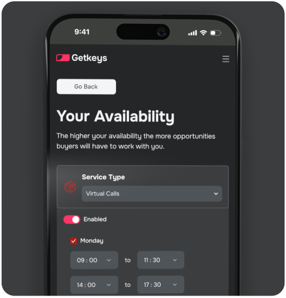 Configure your availability